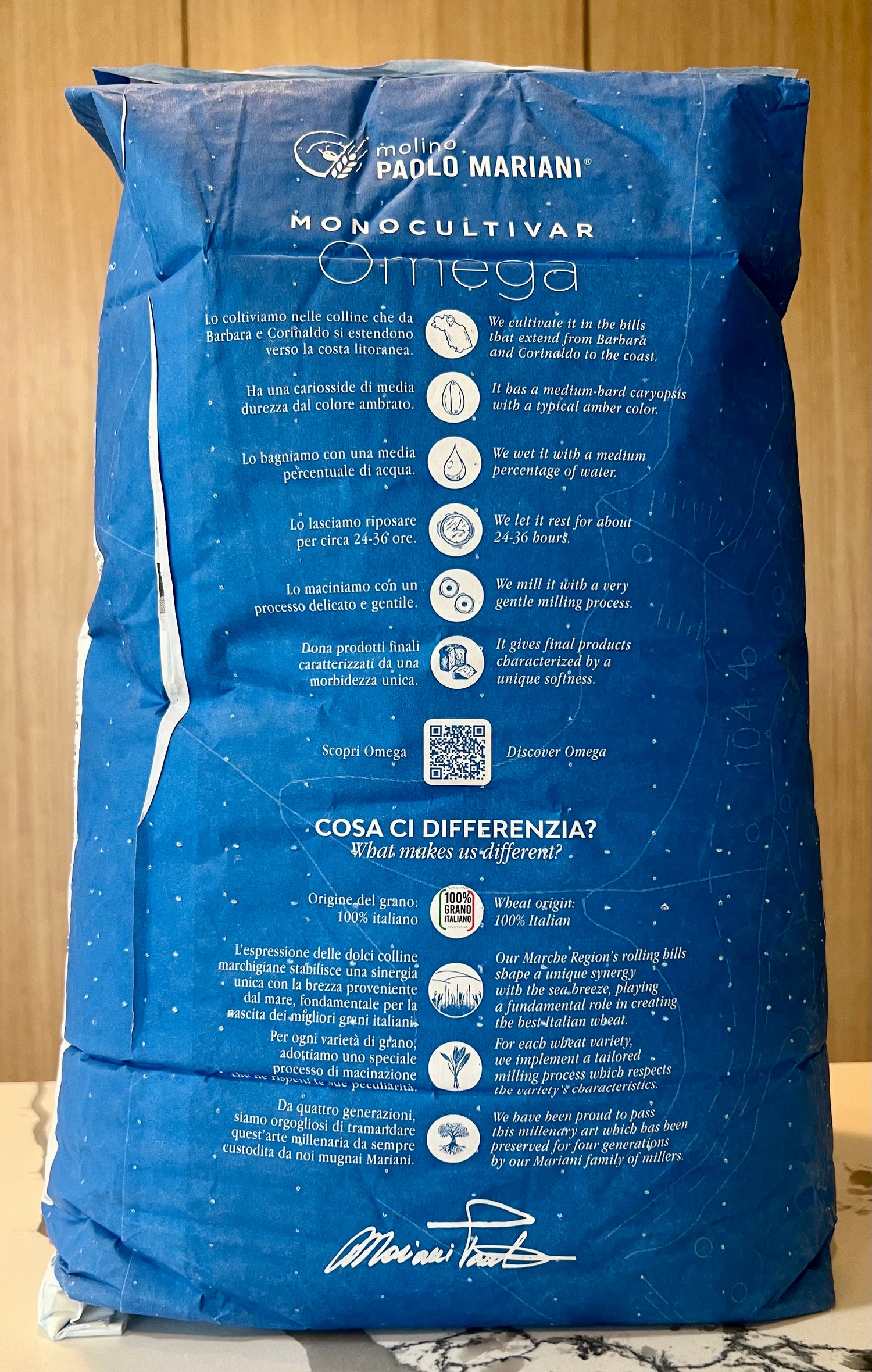 Molino Mariani Panettone Omega Monocultivar 12.5kg