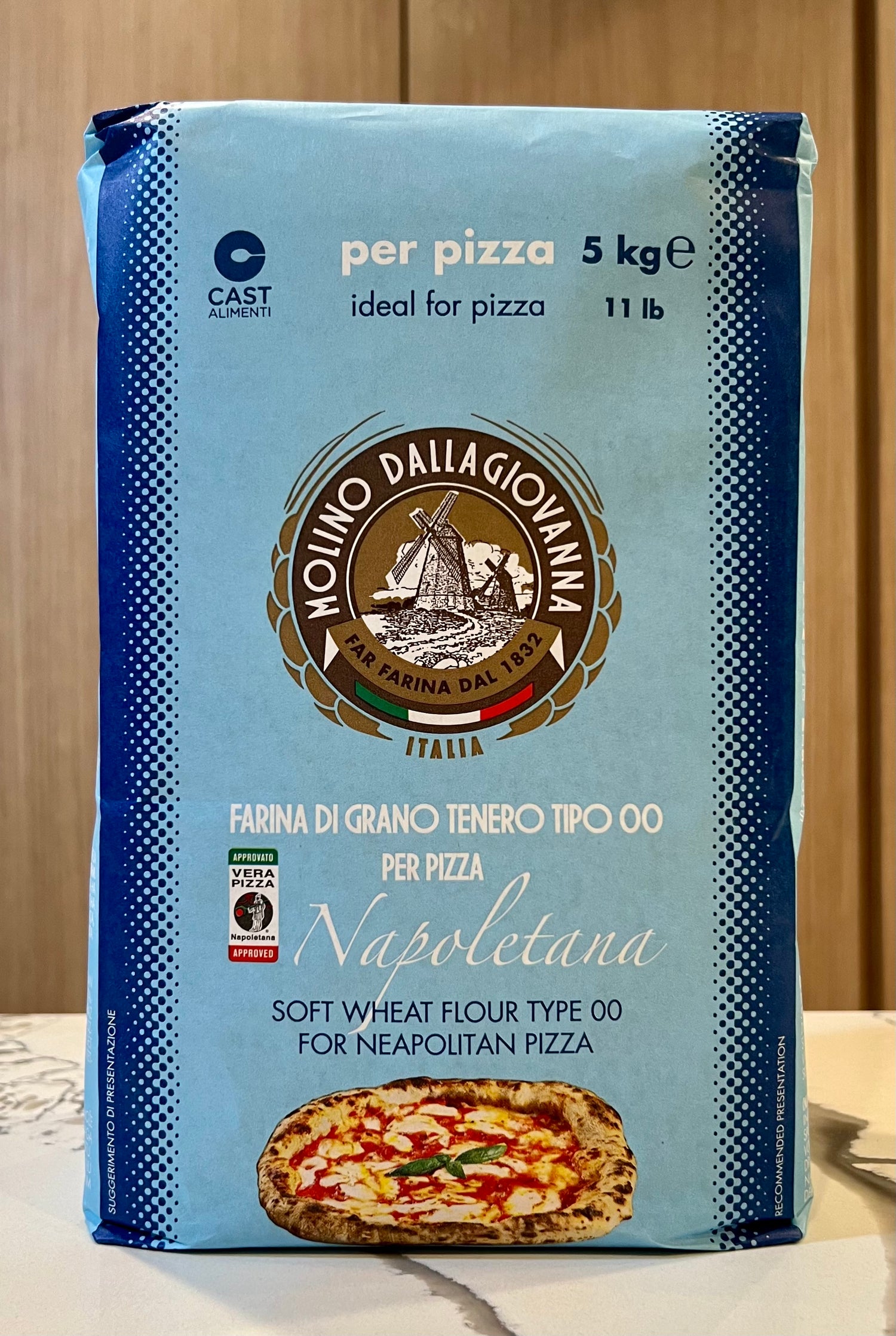 Dallagiovanna La Napoletana Tipo 00 Pizza flour (11 lbs - 5kg)