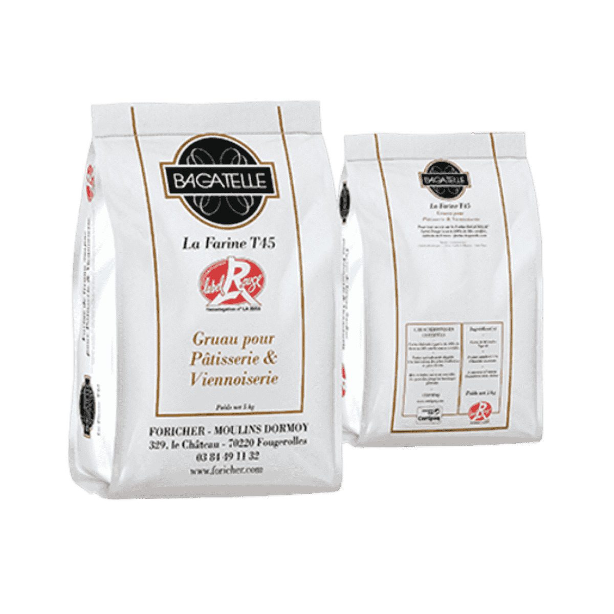 Foricher Bagatelle T45 French Croissant Flour Farine de Gruau CRC® (5kg/11lbs)