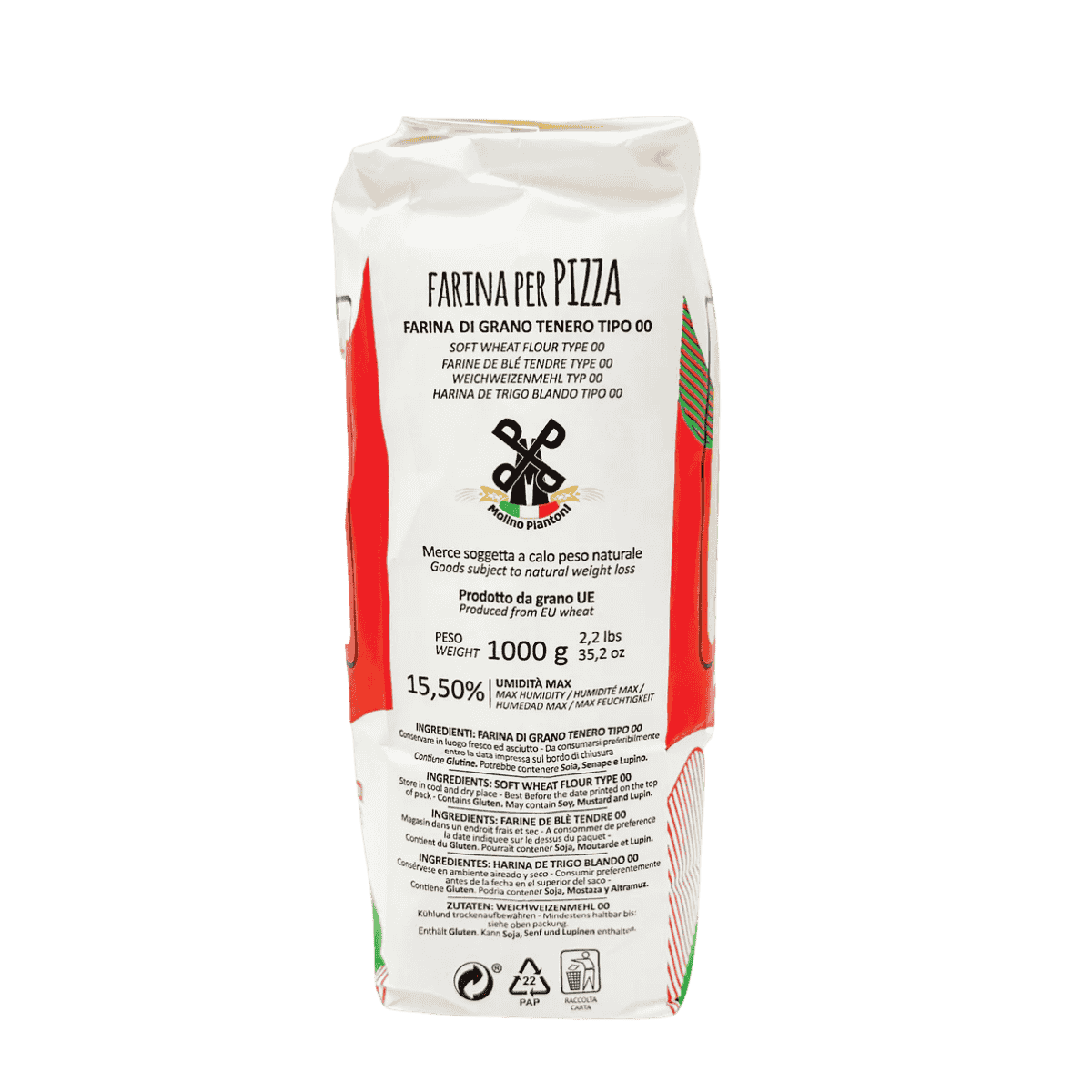 Molino Piantoni Tipo 00 Italian Pizza Flour