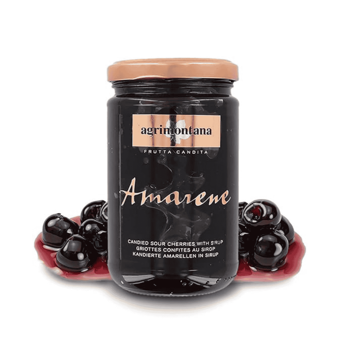 Agrimontana Amarena Candied Sour Cherries in Syrup (390g/14oz)