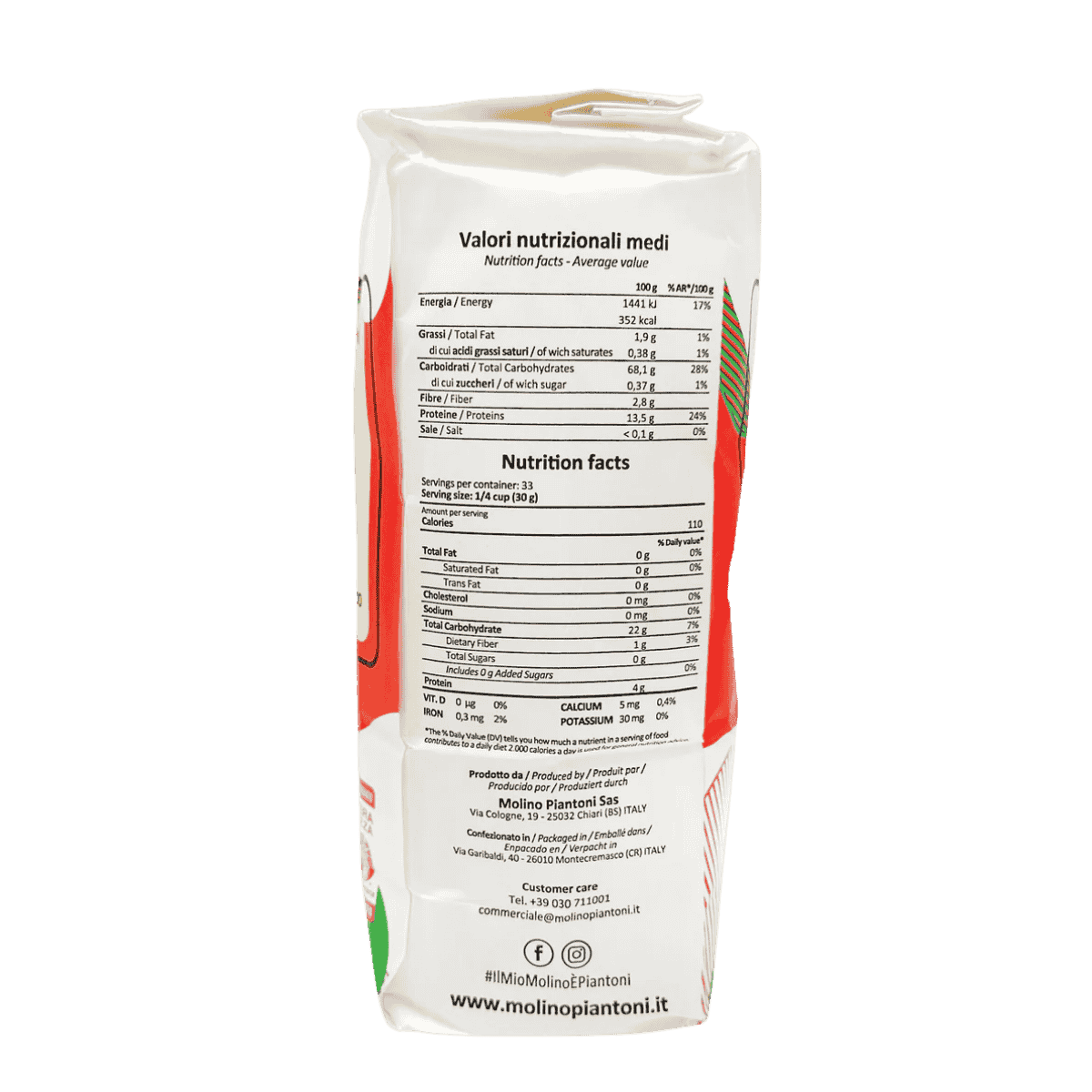 Molino Piantoni Tipo 00 Italian Pizza Flour