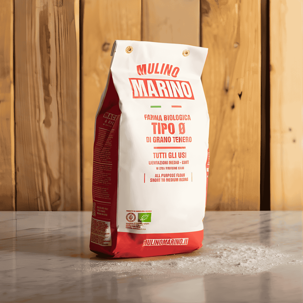 Mulino Marino Organic Type 0 Soft Wheat Flour (1kg/2.2lbs)