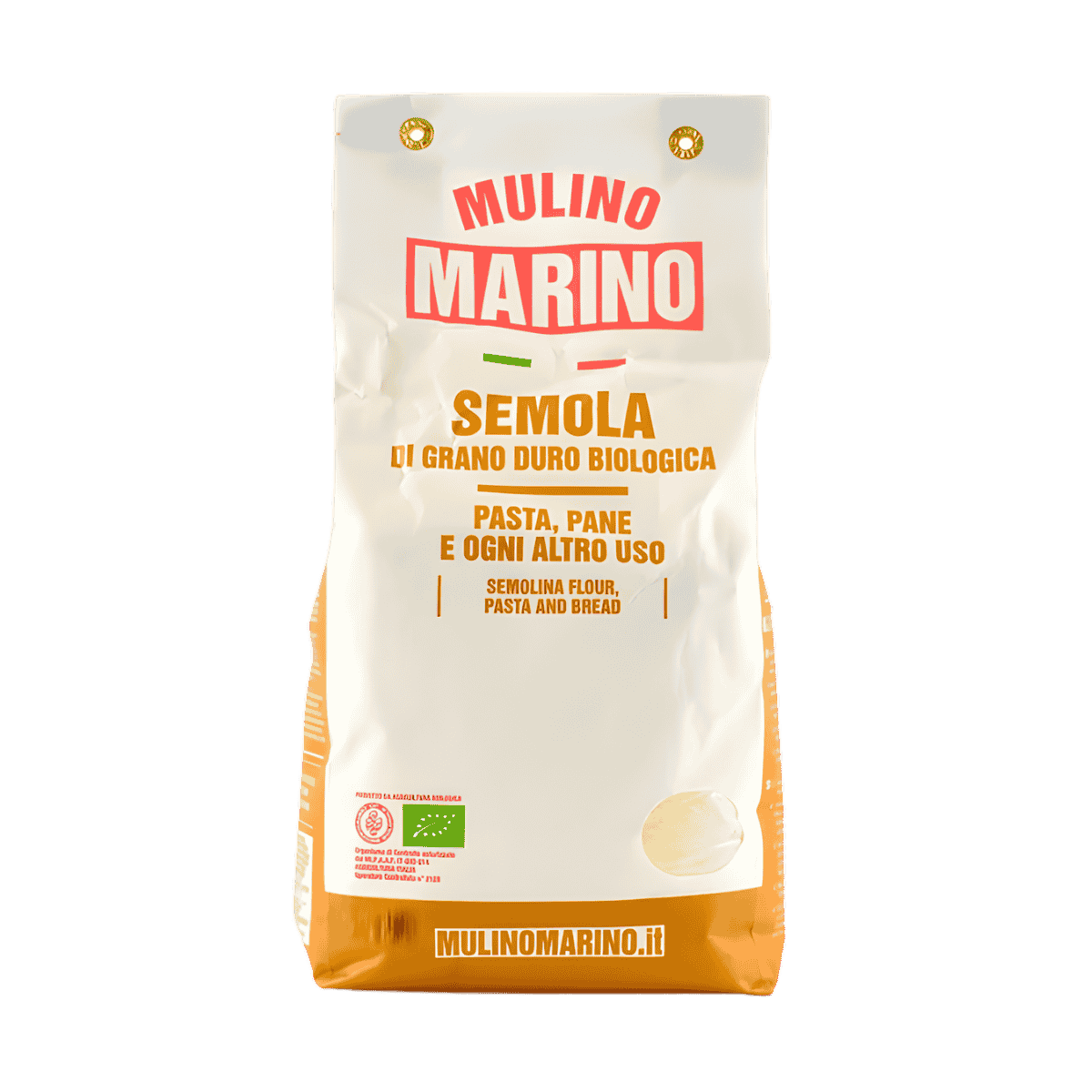 Mulino Marino Organic Durum Semola (1kg/2.2lbs)