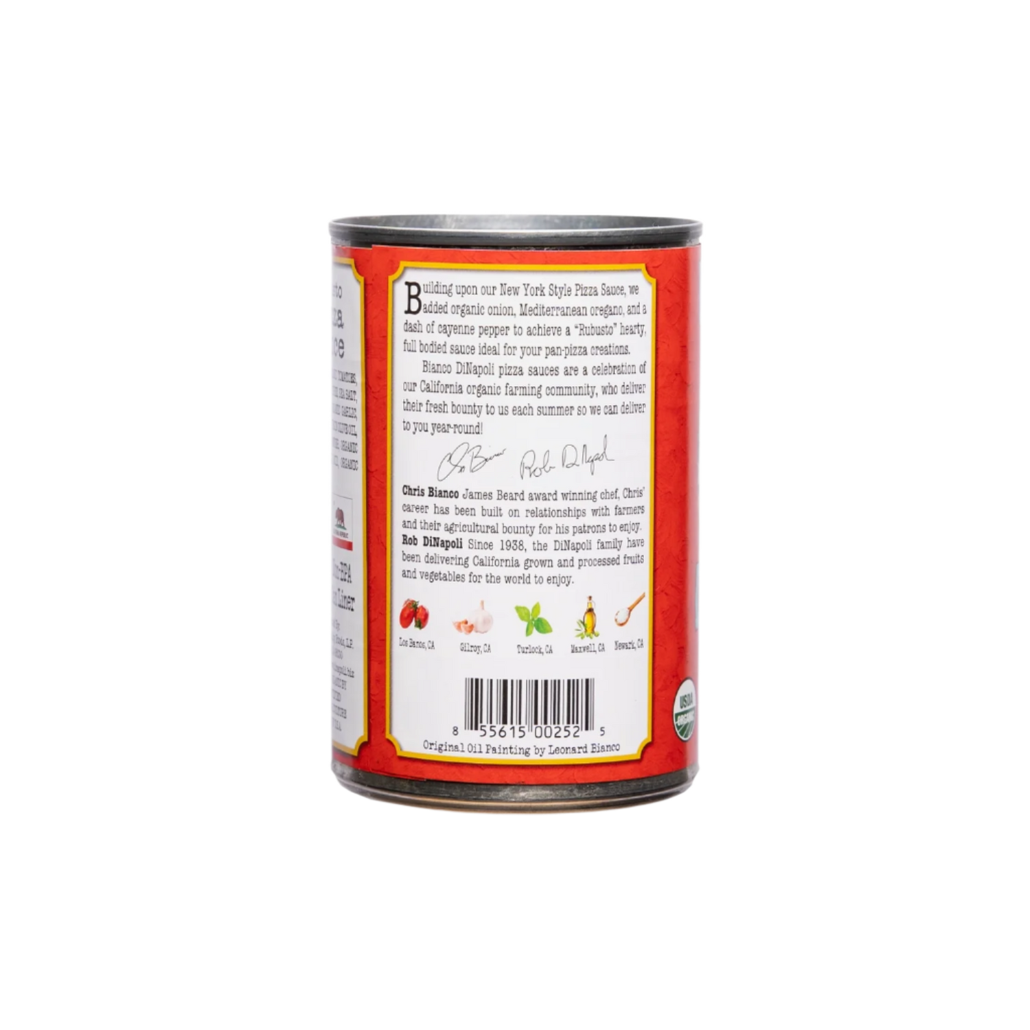 Bianco DiNapoli Organic Robusto Pizza Sauce (15oz)