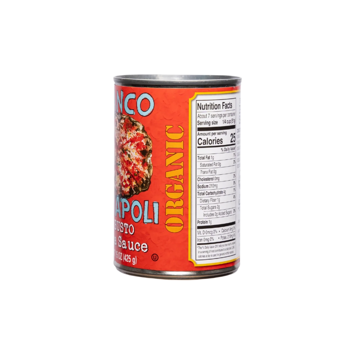 Bianco DiNapoli Organic Robusto Pizza Sauce (15oz)