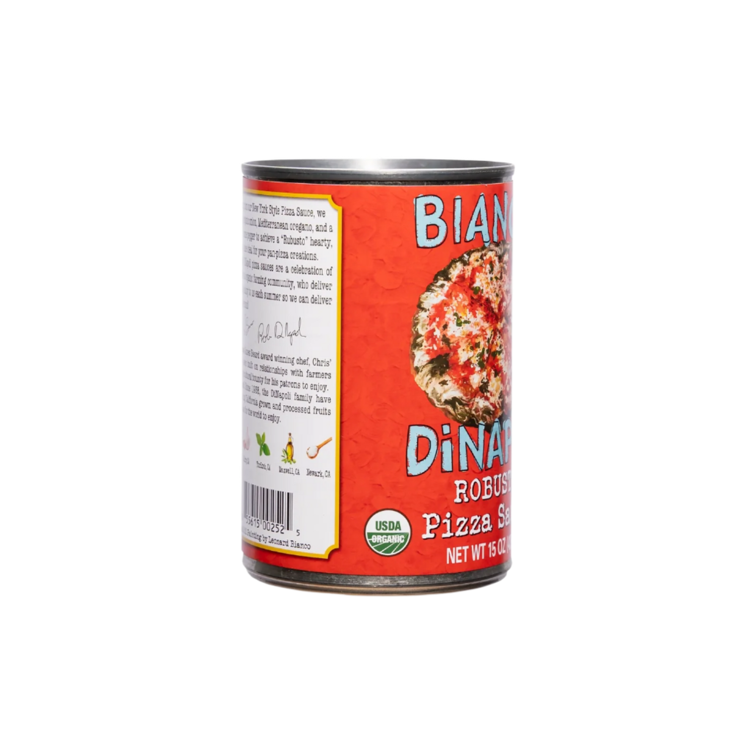 Bianco DiNapoli Organic Robusto Pizza Sauce (15oz)