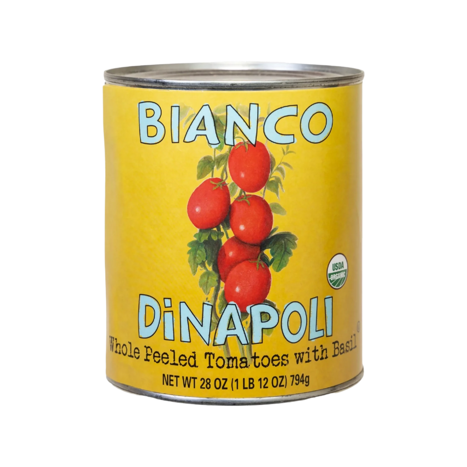 Bianco DiNapoli Organic Whole Peeled tomatoes (28oz / 800gr)