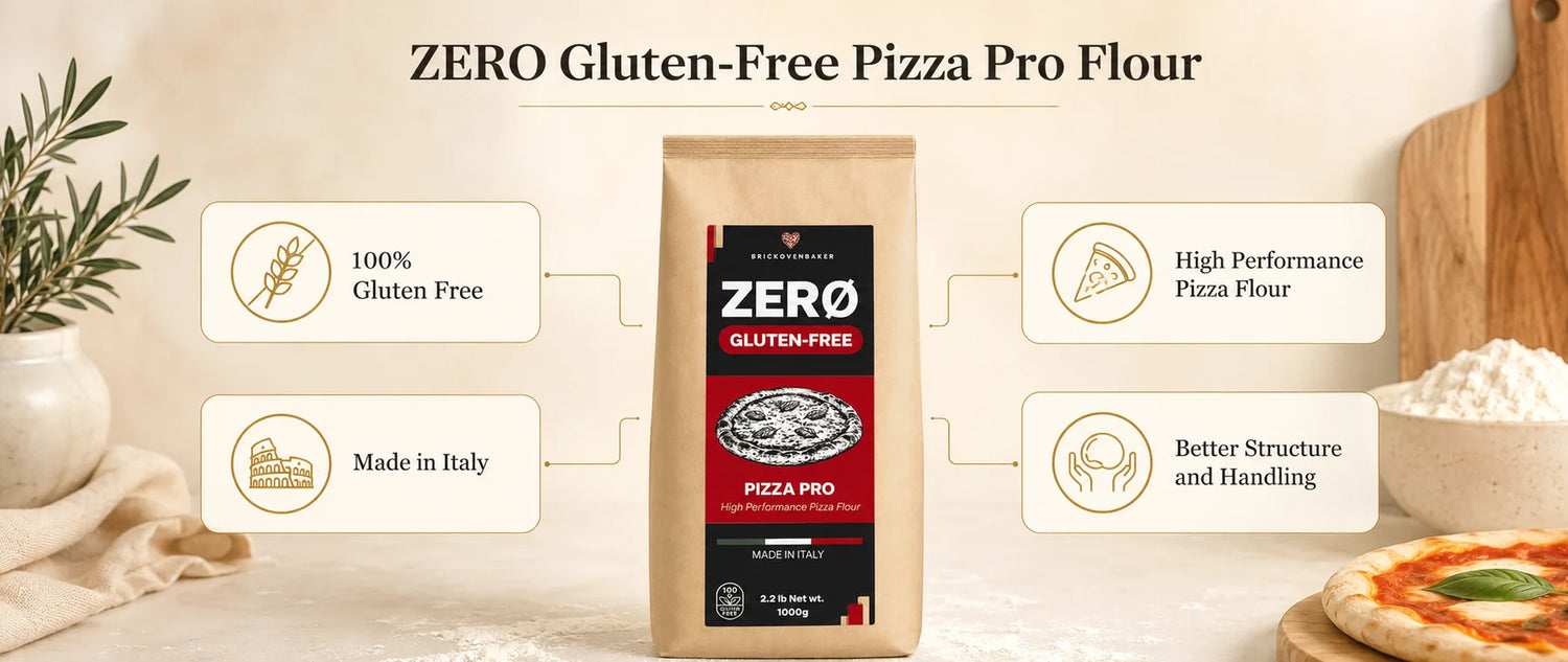 ZERO Gluten-Free Pizza Pro Flour – Made in Italy (1kg/2.2lbs) product benefits
