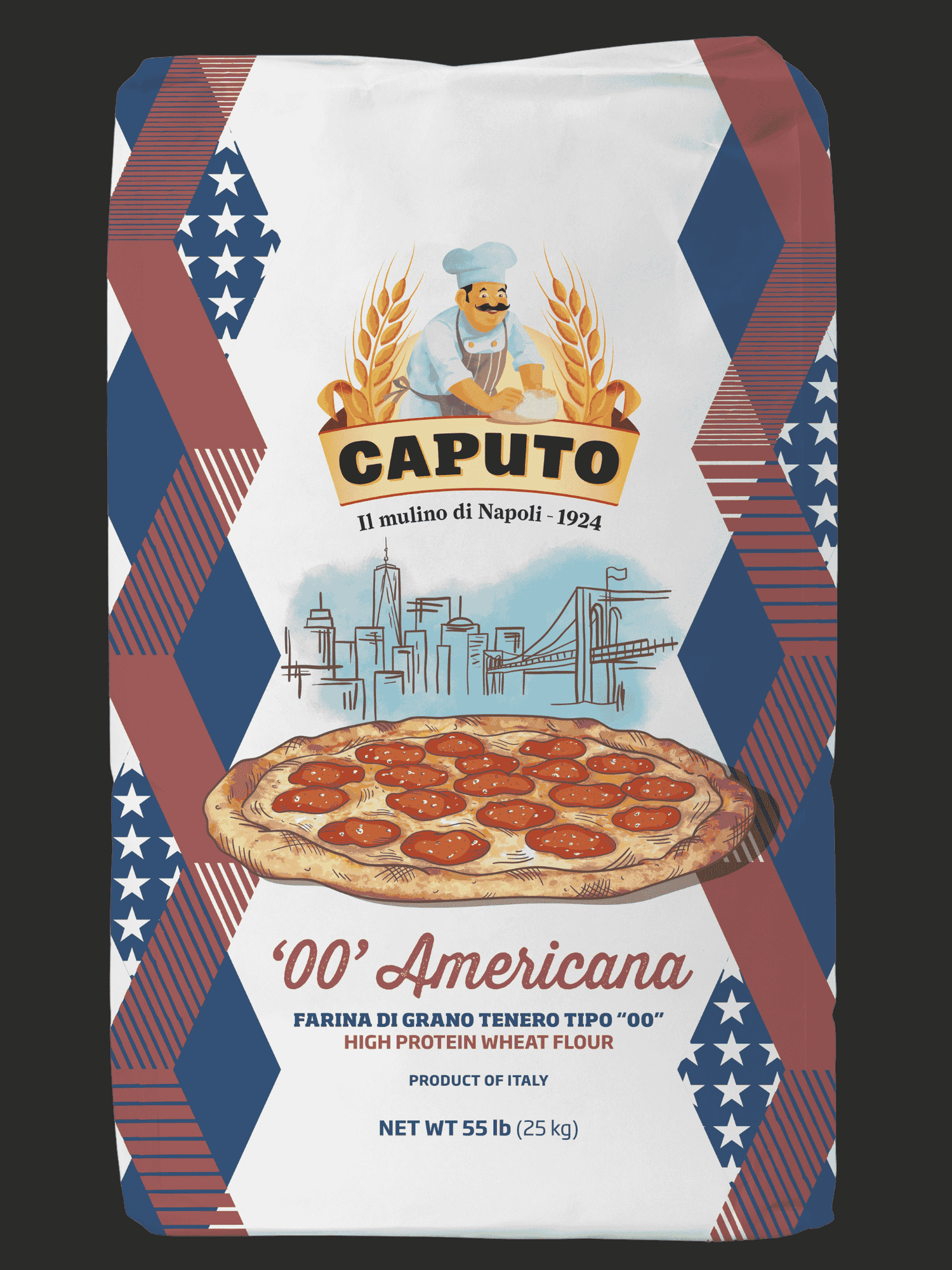Caputo Americana Pizza Flour 00 (25kg / 55lbs)
