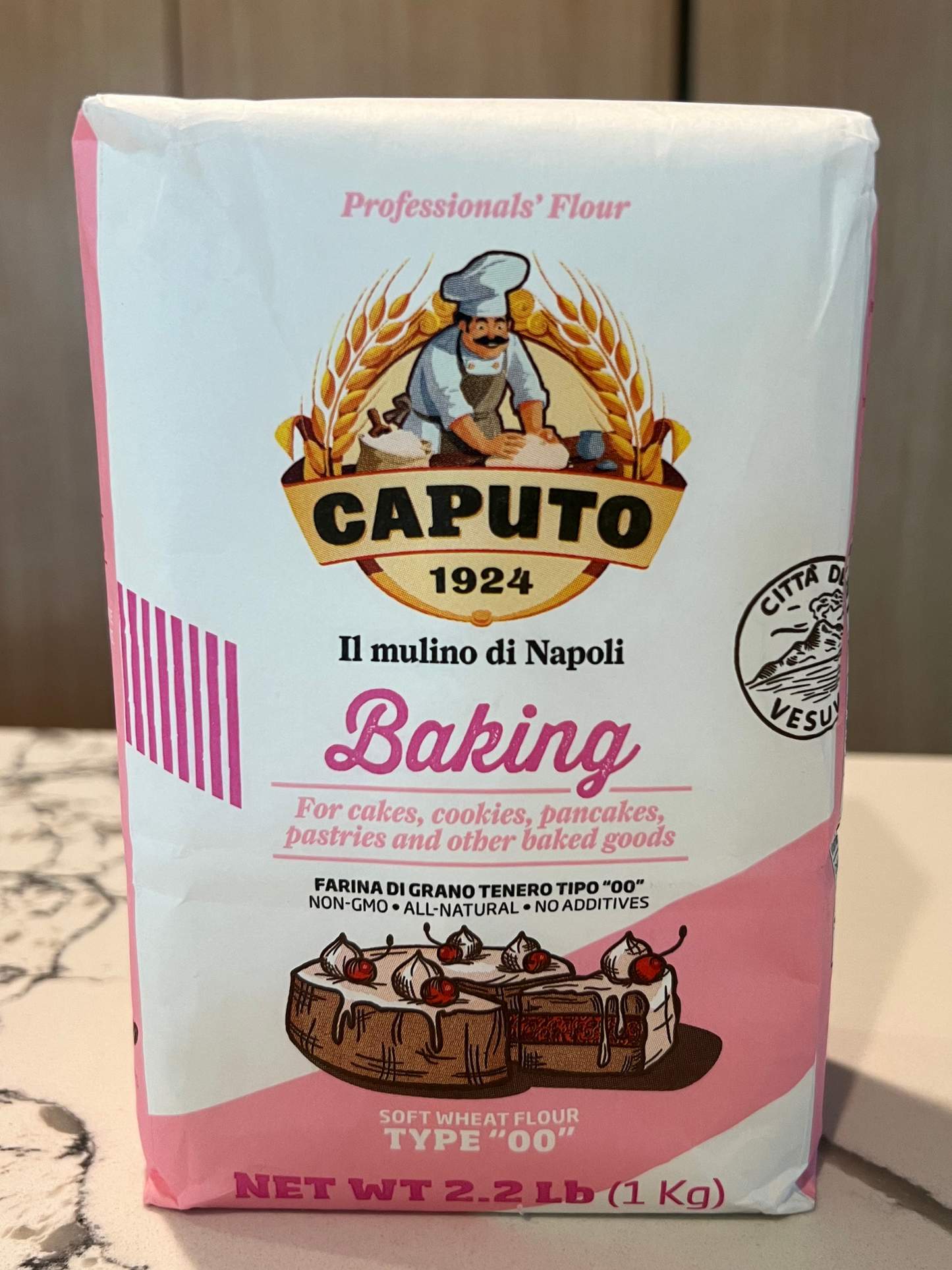 Caputo Baking Flour "00" 1 kg / 2.2 lbs. Pastry Flour for Desserts and Shortbreads