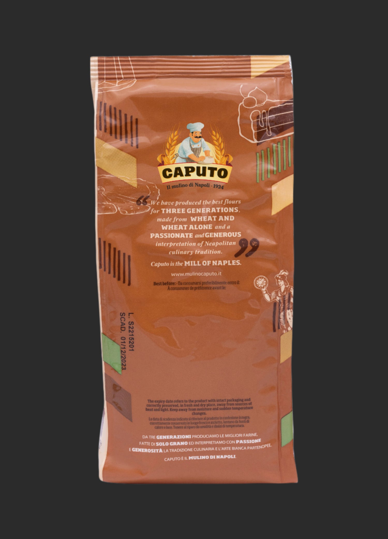 Caputo Gluten Free Flour FioreGlut (1kg / 2.2lbs)