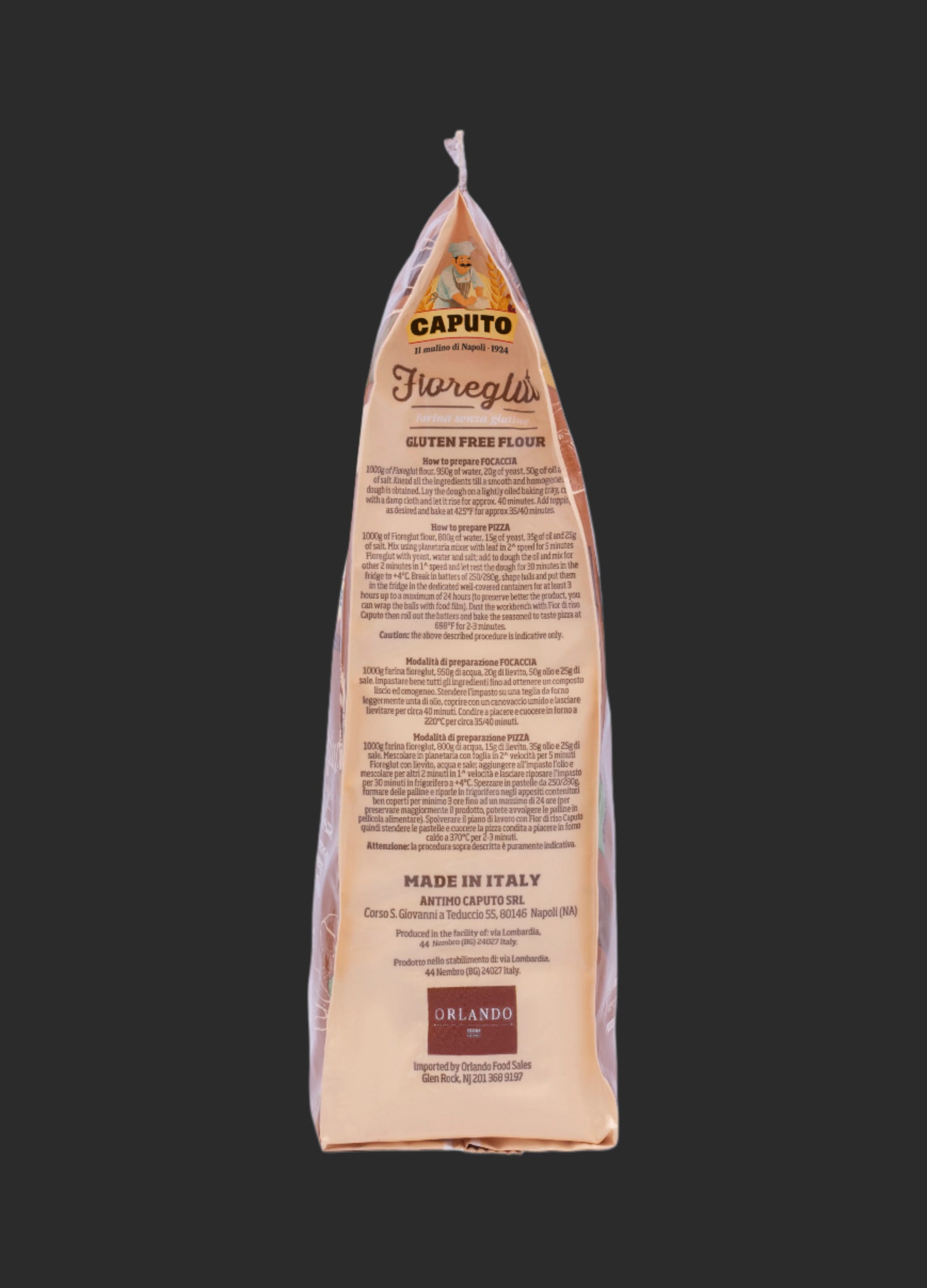 Caputo Gluten Free Flour FioreGlut (1kg / 2.2lbs)