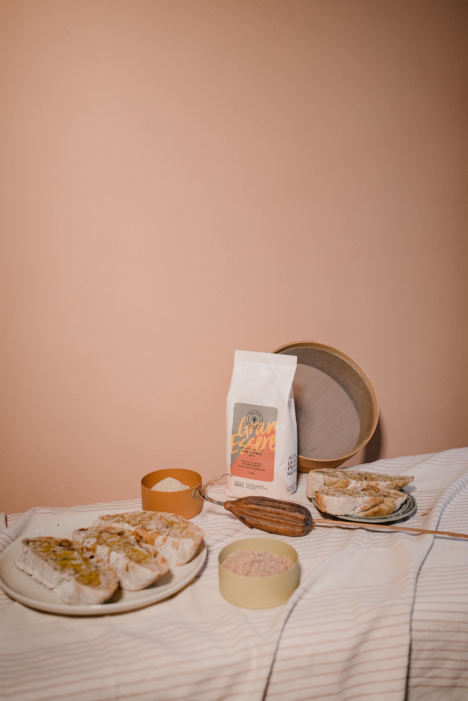 Mulino Padano GranEssere Gustofibra N°3 – Wholemeal (1kg)