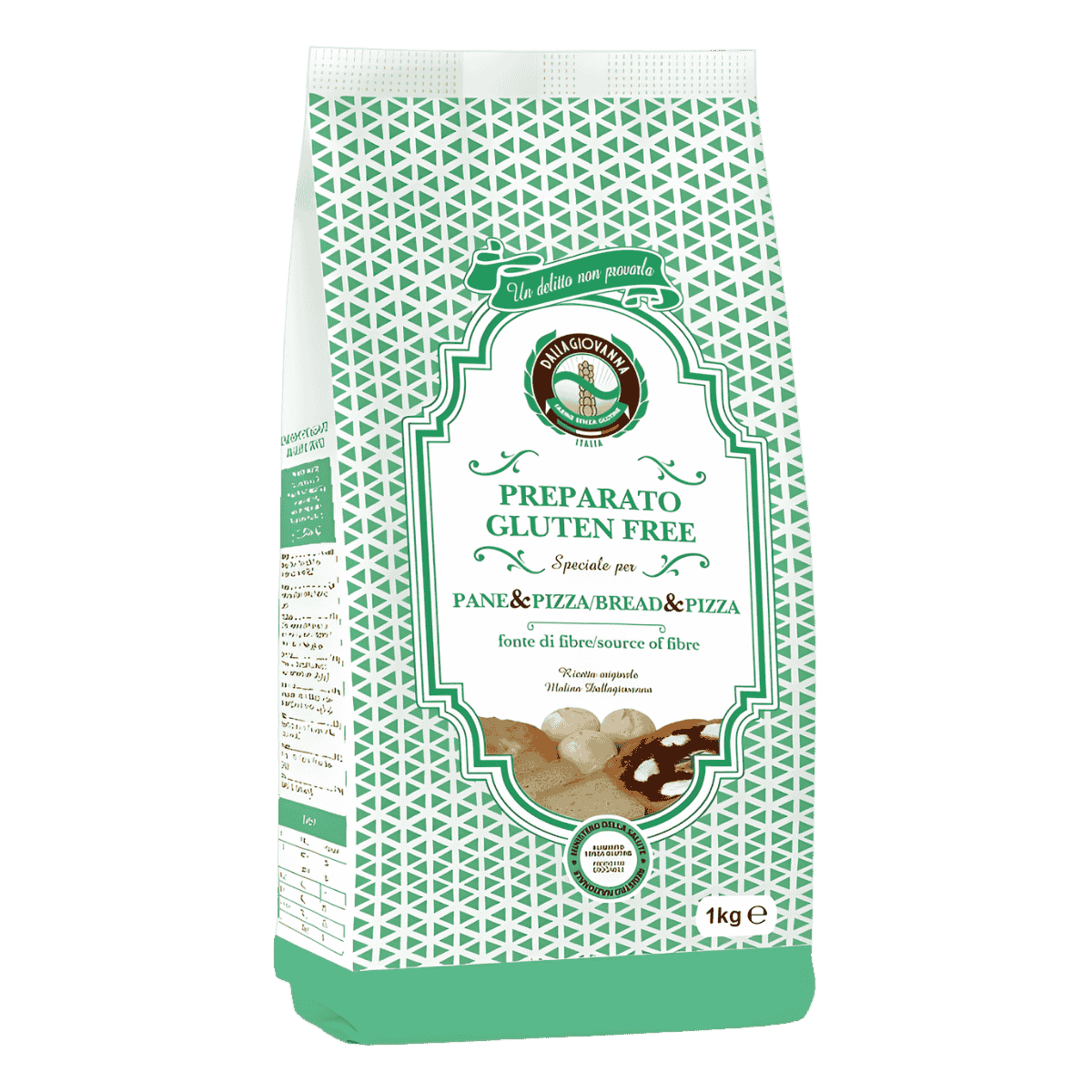 Dallagiovanna Gluten-Free Bread & Pizza Mix (1kg/2.2lb