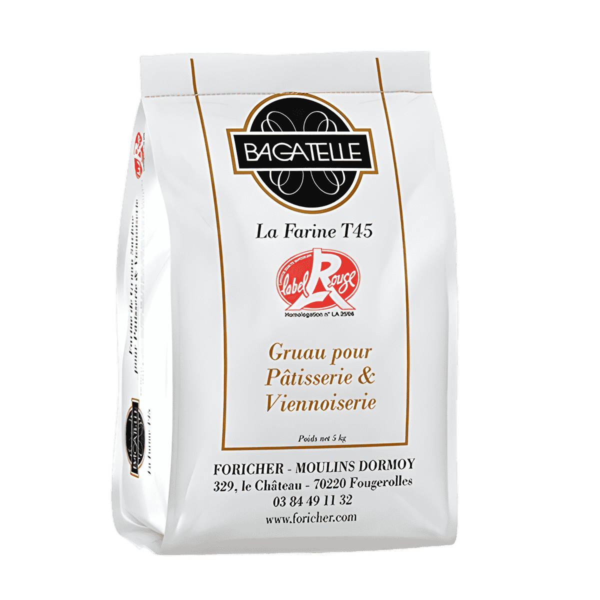 Foricher Bagatelle T45 French Croissant Flour Farine de Gruau CRC® (5kg/11lbs)