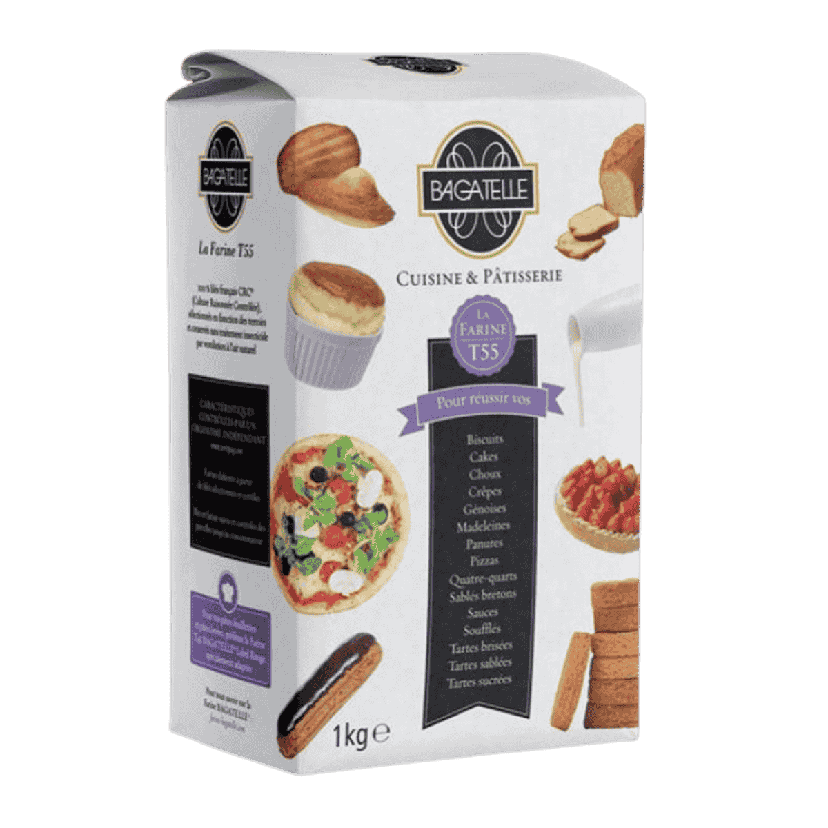 Foricher Bagatelle T55 French All-Purpose CRC® Flour (1kg/2.2lbs)