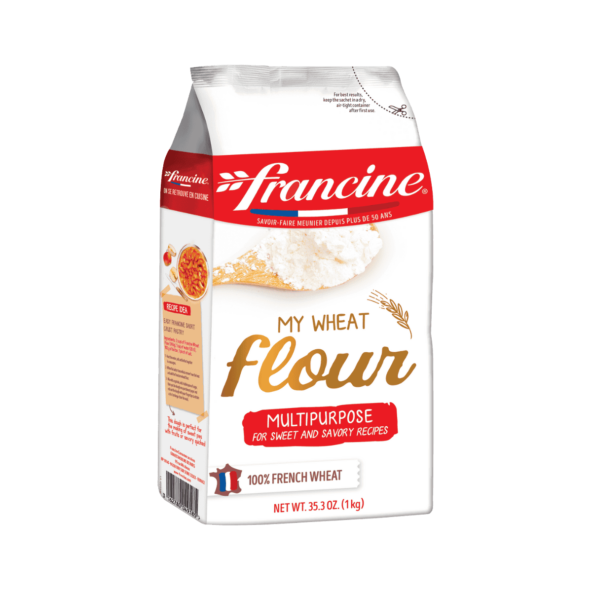 Francine T45 French All-Purpose Wheat Flour (1 kg/2.2lbs)