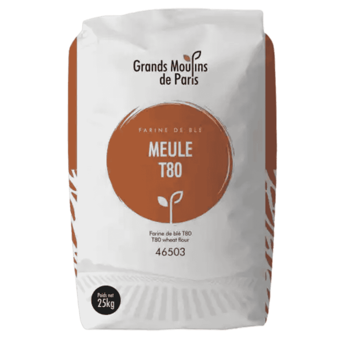 Grands Moulins de Paris T80 French Stone-Ground Wheat Flour (25kg/55lbs)