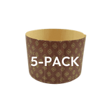 Deluxe Panettone molds (High Shape, 750 grams, set of 5)