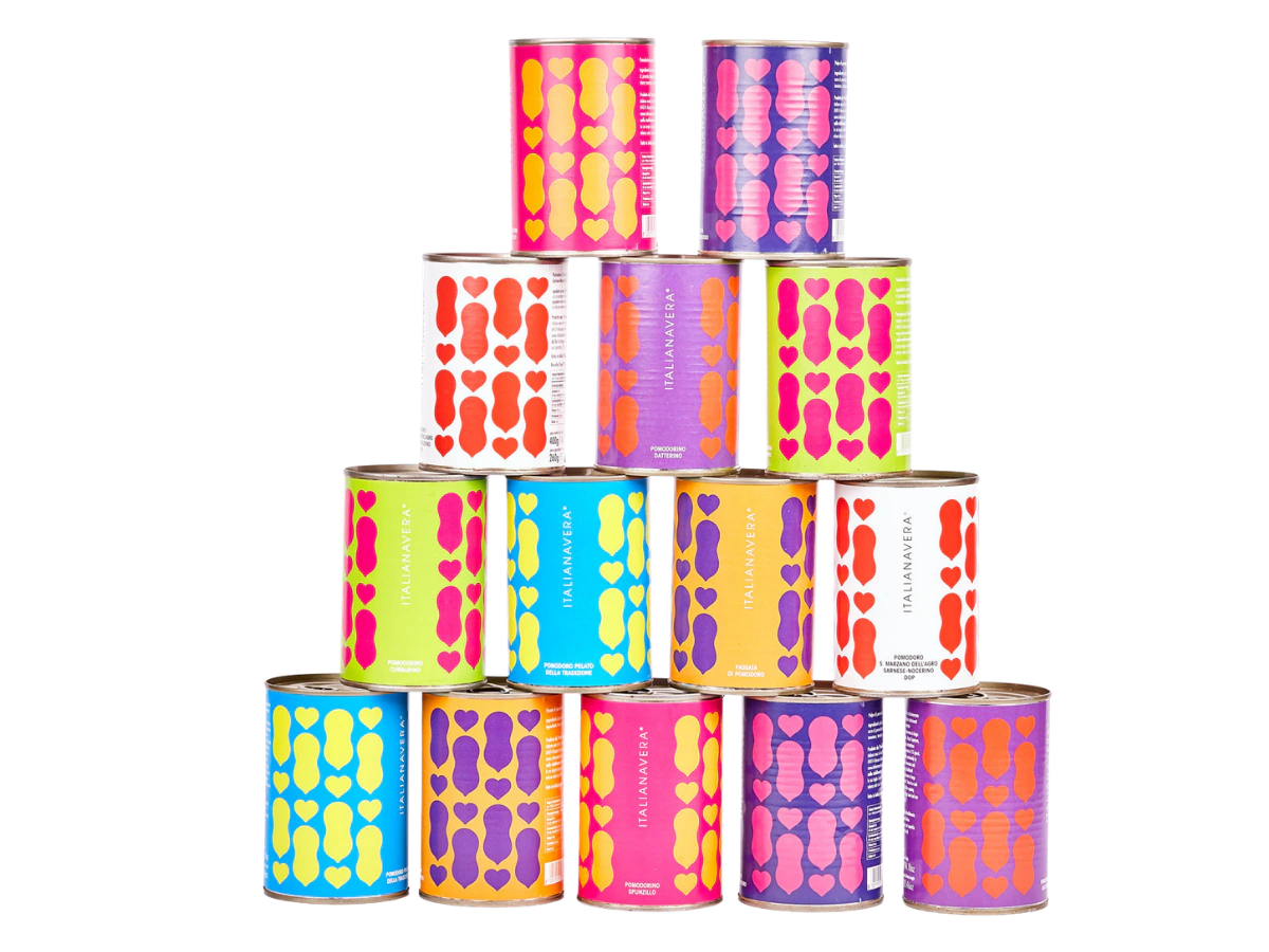 Italianavera tomato preserves collection — brand banner