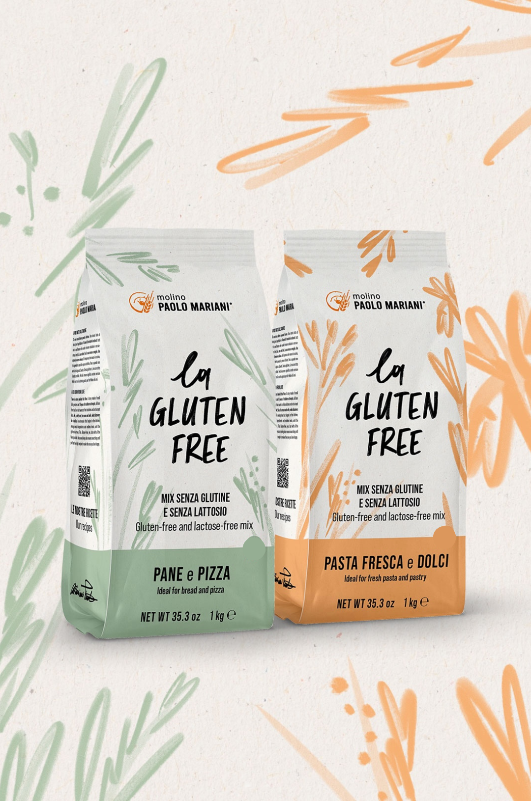 Molino Paolo Mariani Gluten Free Pizza & Bread Mix (1kg/2.2lb)