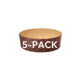 Deluxe Panettone molds (Low Shape, 750 grams, set of 5)