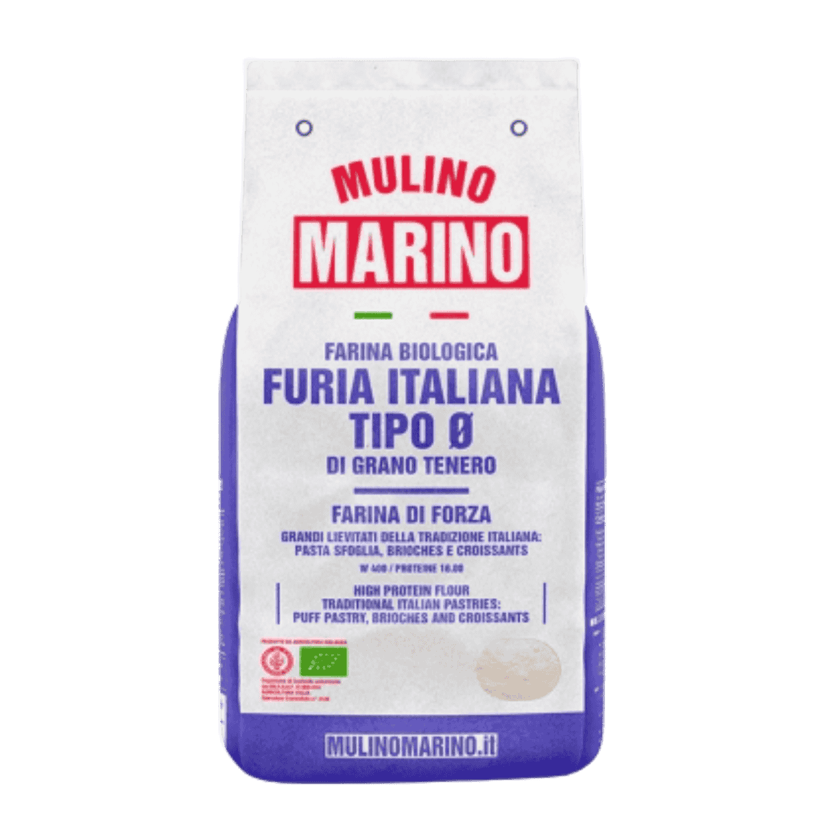 Mulino Marino Furia Italiana Type 0 Organic Manitoba Flour (5kg/11lbs)