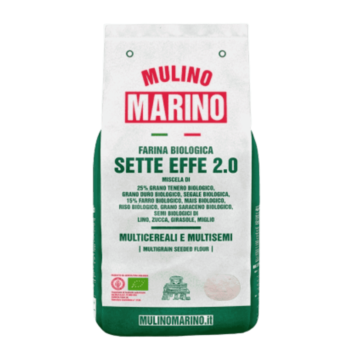 Mulino Marino Sette Effe 2.0 Organic Multigrain & Seed Flour (1kg/2.2lbs)