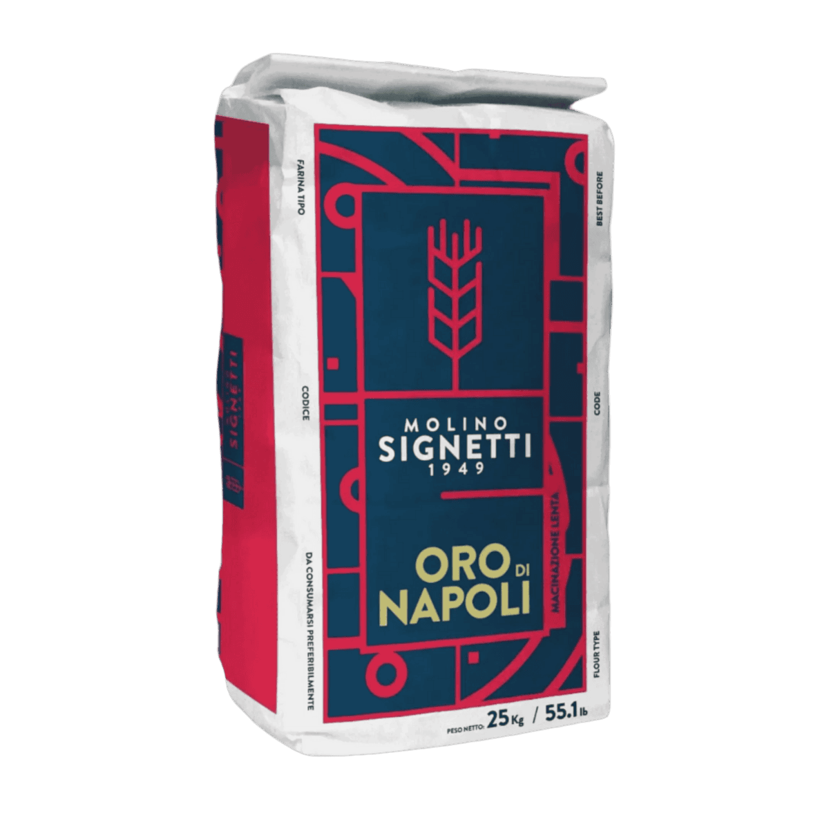 Molino Signetti - Oro di Napoli Tipo 0 Flour 25kg/55lbs