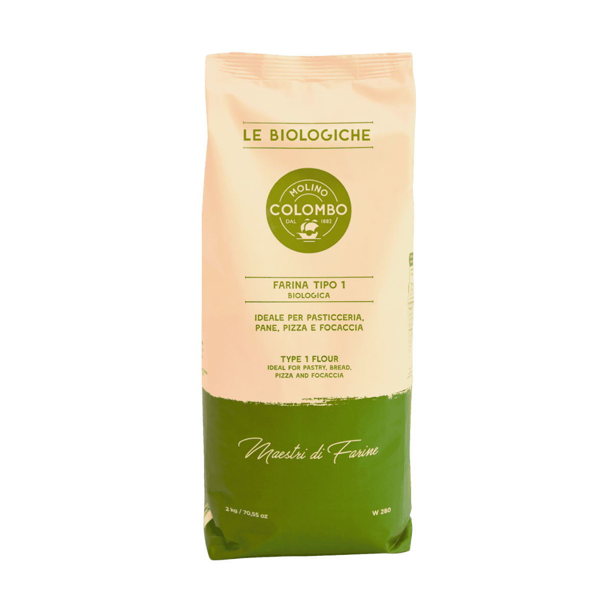 Molino Colombo Organic Tipo 1 Flour – All Purpose (2kg/4.4lbs)