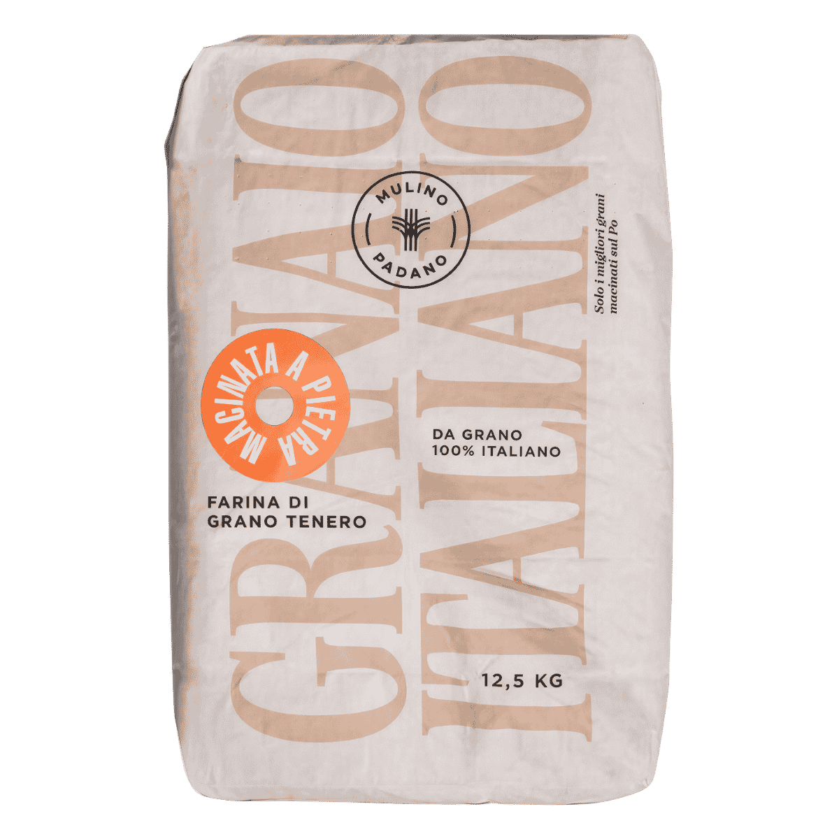 Mulino Padano Tipo 2 Stone-Ground Strong Bread Flour – 100% Italian Grains (12.5kg/28lbs)