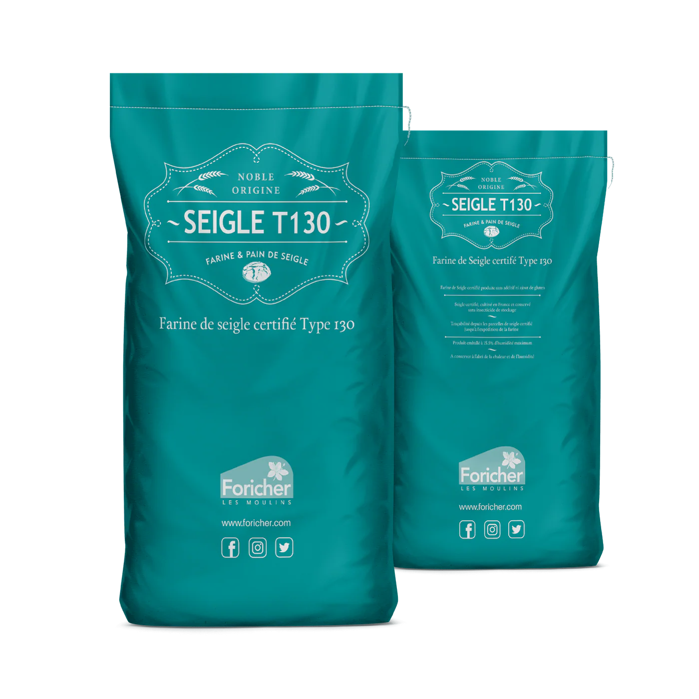 Foricher Bagatelle French Rye Flour Seigle T130 CRC® (5kg/11lbs)