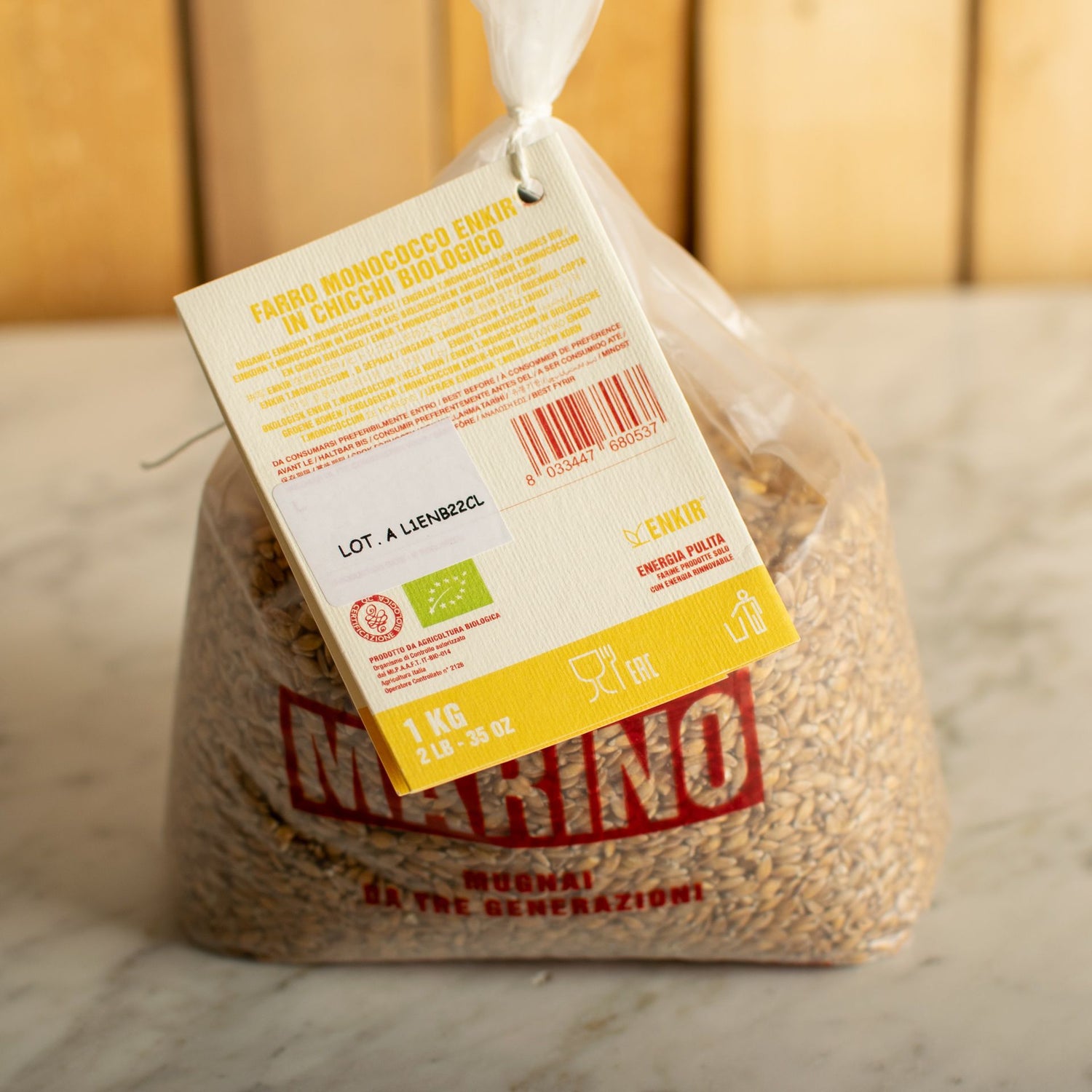 Mulino Marino Organic Enkir Whole Grains (1kg)
