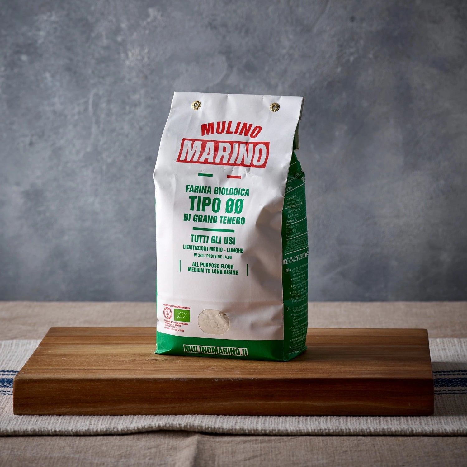Mulino Marino Organic Type 00 – All-Purpose Italian Flour (1kg/2.2lbs)