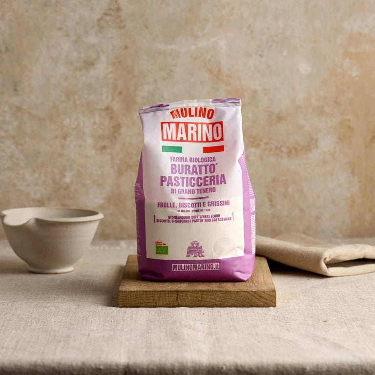 Mulino Marino Organic Buratto Pasticceria Type 2 – Stoneground Pastry Flour (1kg/2.2lbs)