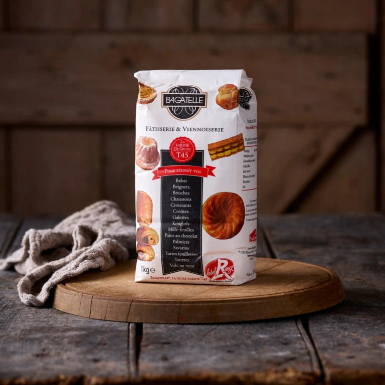 Foricher Bagatelle T45 French Croissant Flour Farine de Gruau CRC® (1kg/2.2lbs)