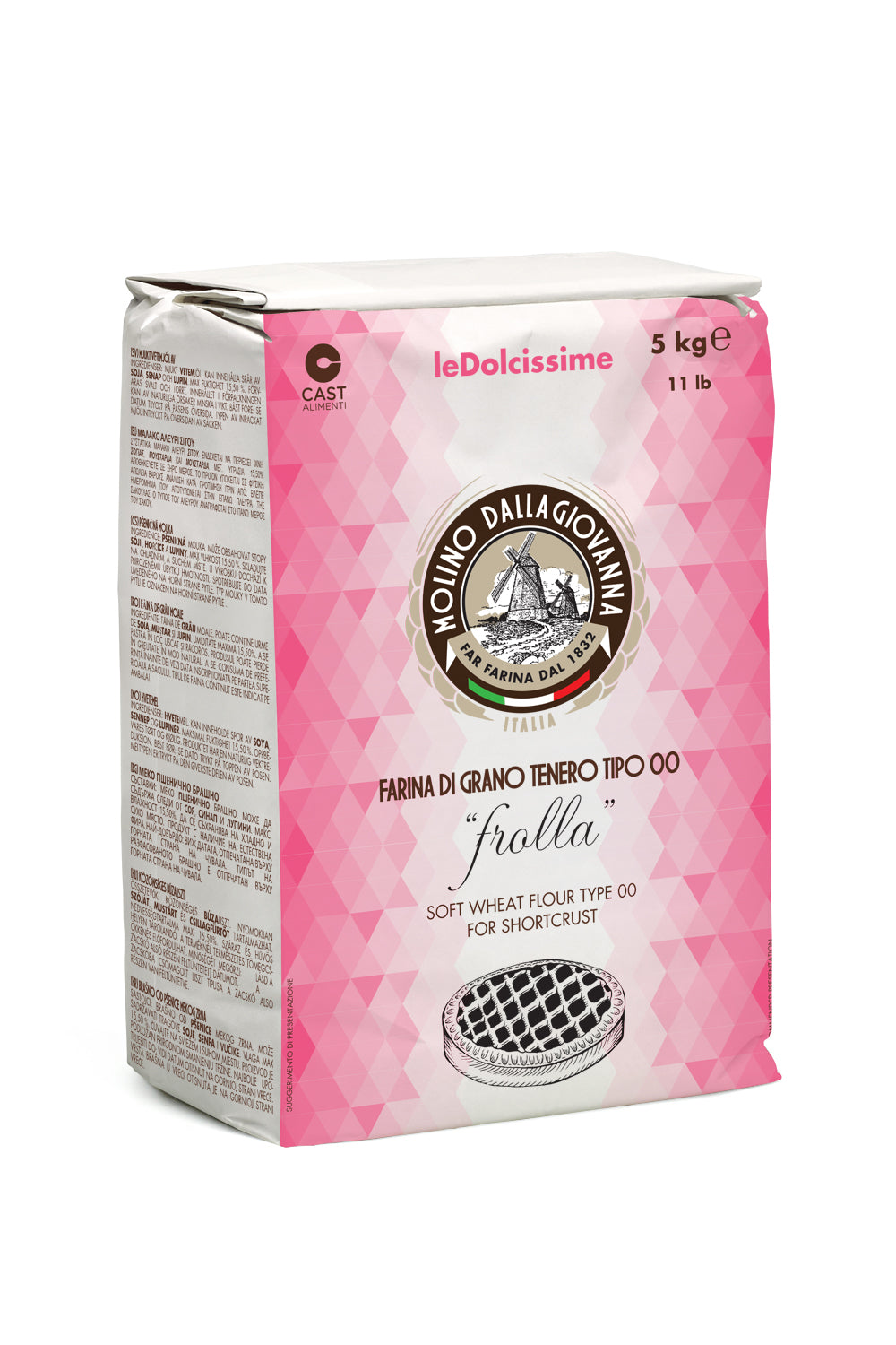 Molino Dallagiovanna Frolla Tipo 00 Shortcrust Pastry Flour (5kg/11lbs)