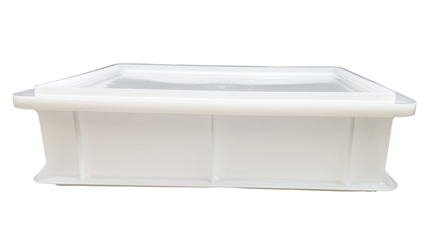 Pizza Dough Proofing Box with lid – Made in Italy, Food‑Safe, Stackable (16x12x4