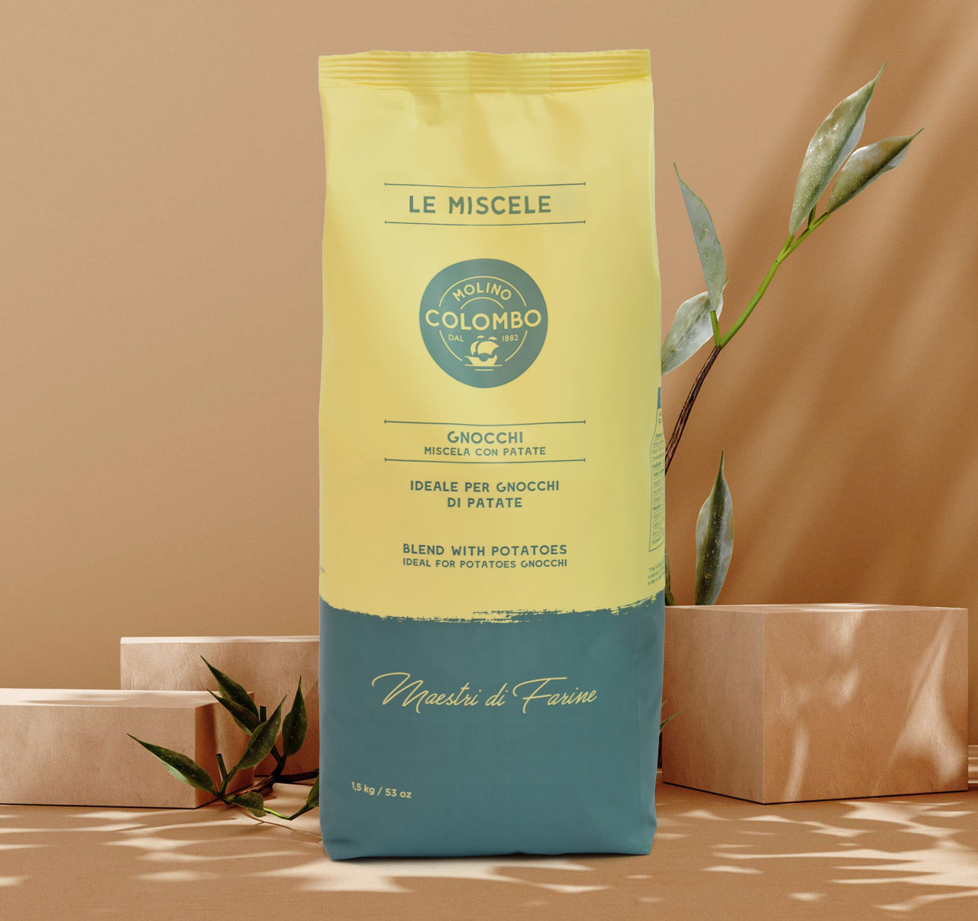 Molino Colombo Miscela per Gnocchi – Potato Gnocchi Flour Mix (1.5kg/3.3lbs)