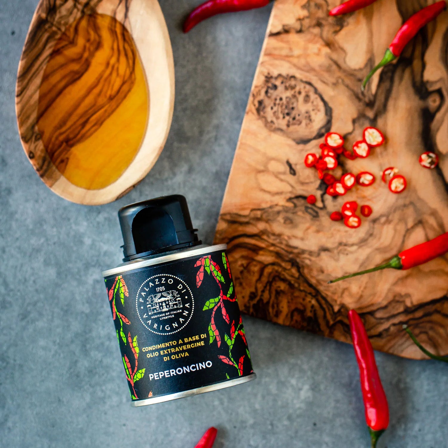 Chilli Pepper Extra Virgin Olive Oil 3.4 floz can