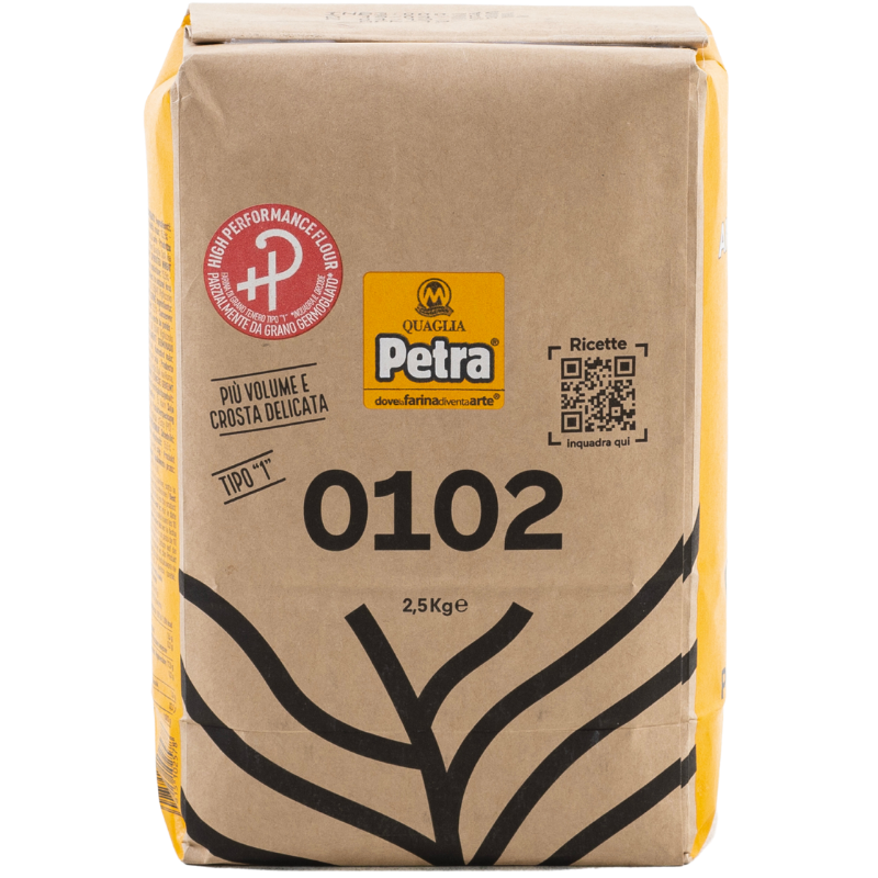 Petra 0102HP Pizza Flour (2.5kg / 5.5 lbs)
