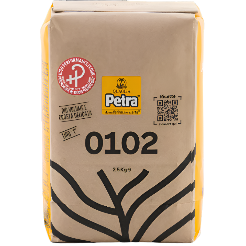 Petra 0102HP Pizza Flour (2.5kg / 5.5 lbs)