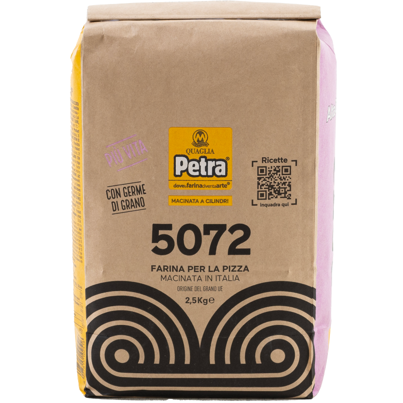 Petra 5072 Pizza Flour with Stabilized Wheat Germ (2.5kg / 5.5lbs)