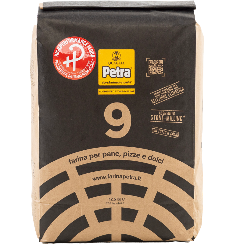 Petra 9HP Stone-Milled Whole Grain Flour (12.5 kg / 27.5 lbs)