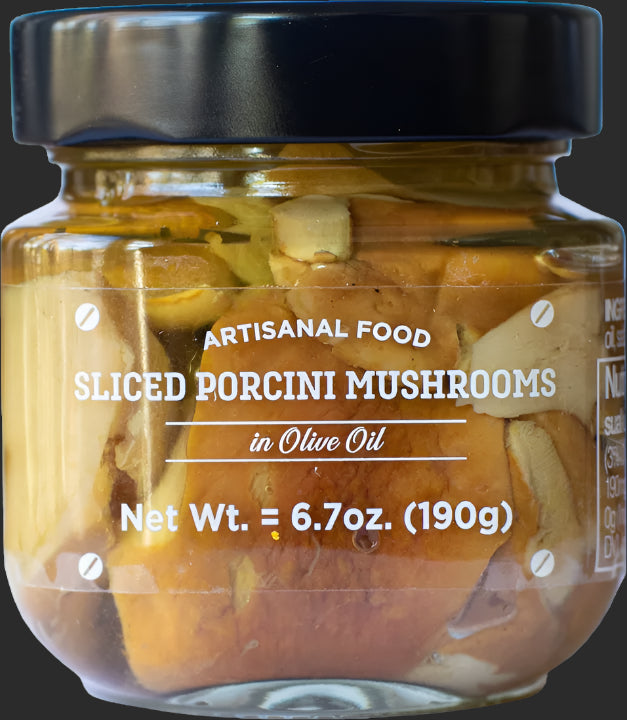 BorgoLab Porcini Mushrooms in Olive Oil (190 g / 6.7 oz)