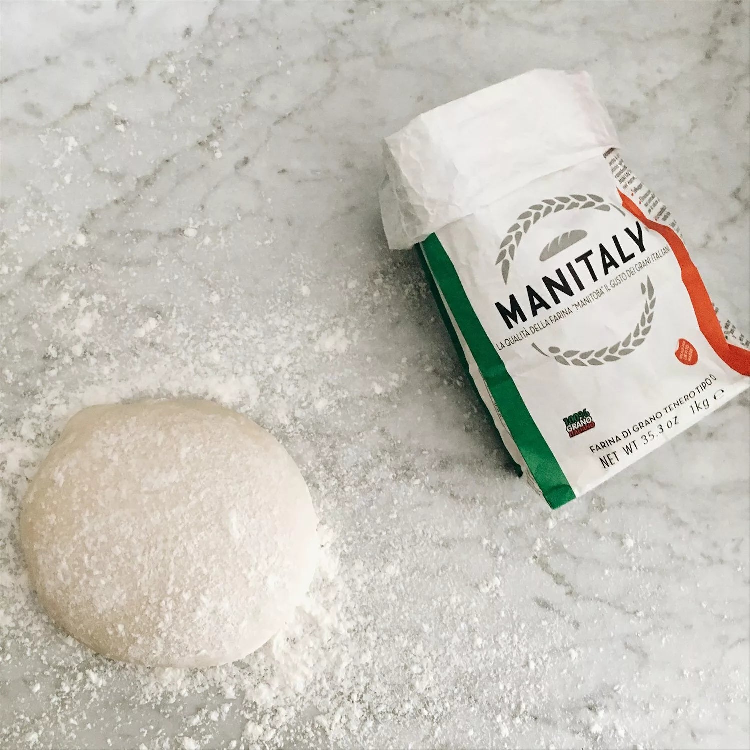 Molino Paolo Mariani Manitaly Tipo 0 Flour from 100% Italian Grains (1kg / 2.2lbs)