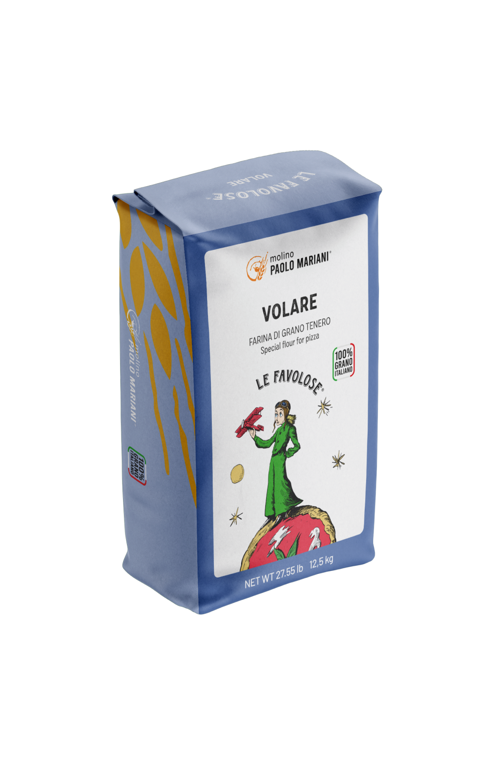 Molino Paolo Mariani Volare – Premium Pizza Flour for Medium-Long Leavening (12.5kg/27.5lbs)