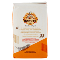 Caputo flour bag with branding and text on a white background