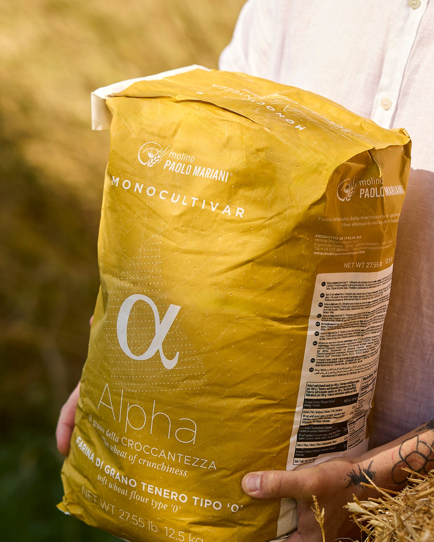 Molino Mariani Alpha Monocultivar flour ideal for crunchy dough (12.5kg/27.5lbs)